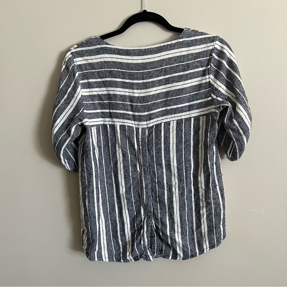 Ellen Tracy Linen Blouse - Picture 5 of 8